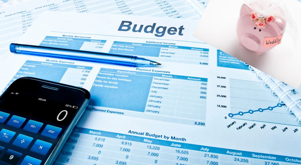 wedding budget with tips for financing